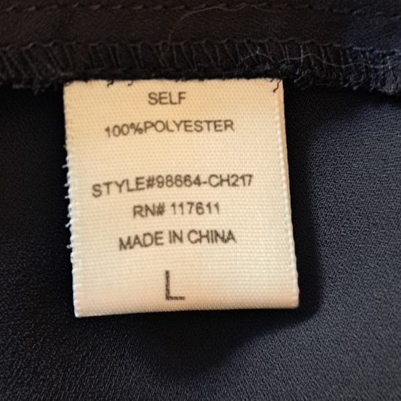 HAVE by Francesca’s Embellished Black Halter Top – Size L - Picture 5 of 5